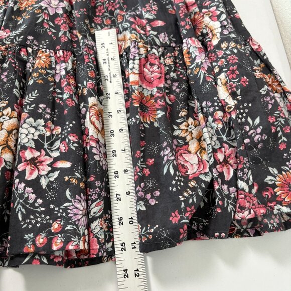 Mille Astrid Tassel Midi Dress Size M Bloomsbury Floral Long Sleeve Pockets - Picture 15 of 15